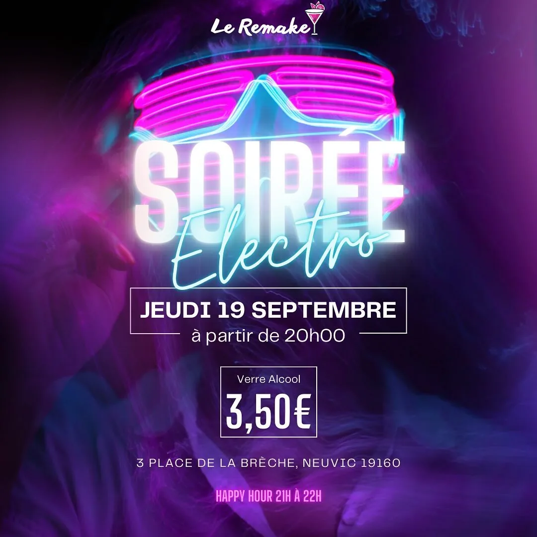Affiche de la soirée Soirée électro
