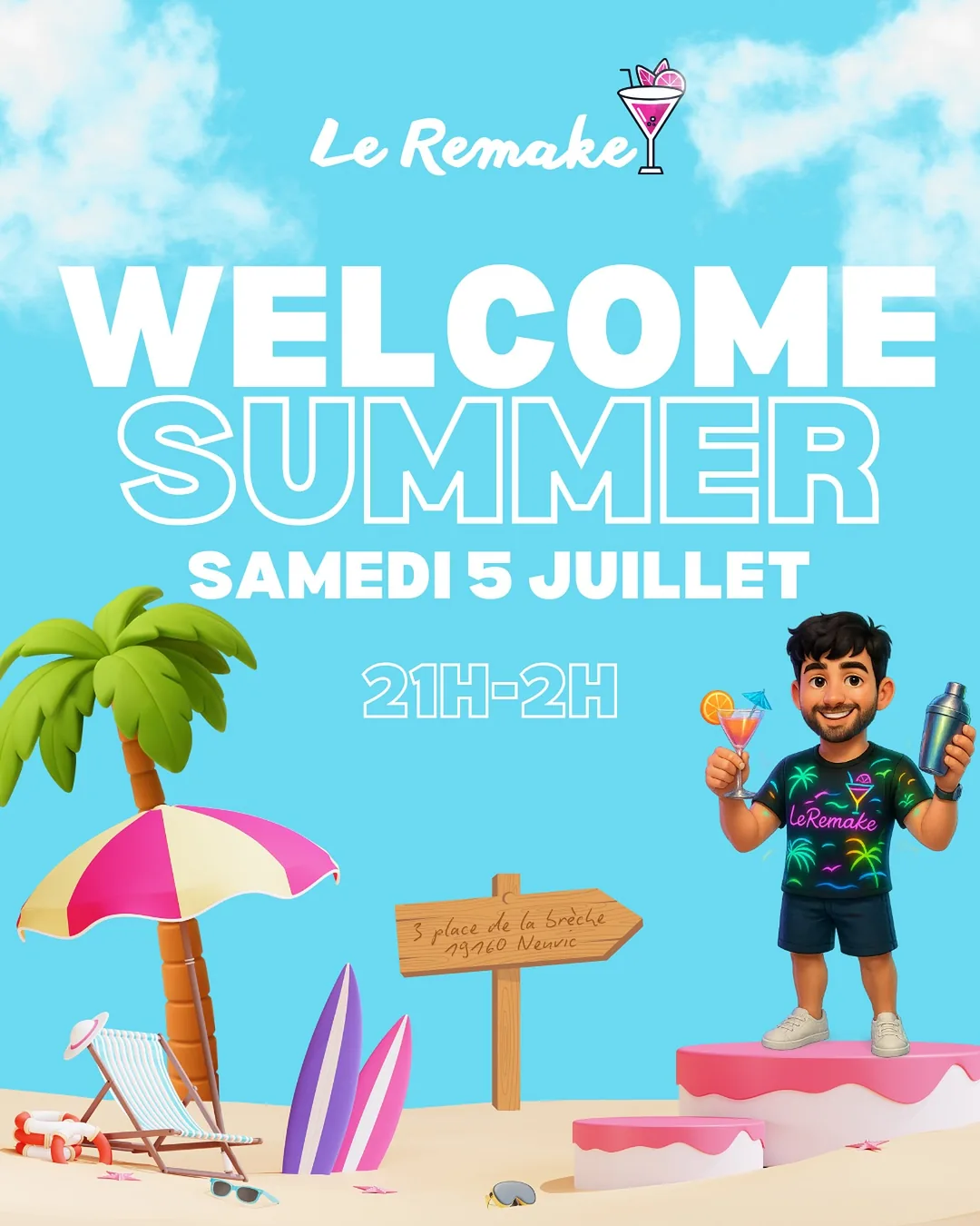 Affiche de la soirée Welcome Summer